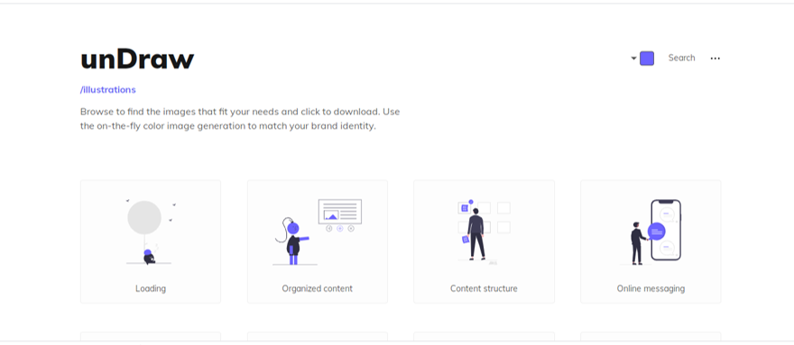 Websites for free illustrations