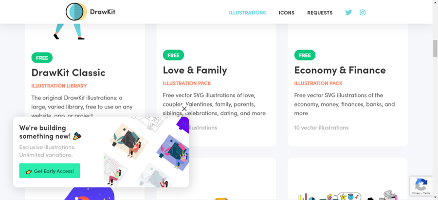 Websites for free illustrations