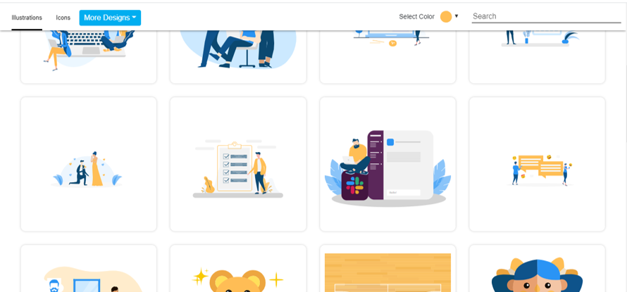 Websites for free illustrations