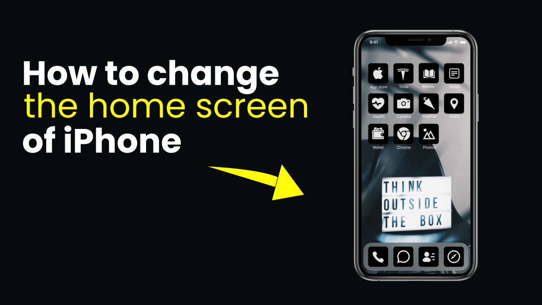How to change the icons of iphone