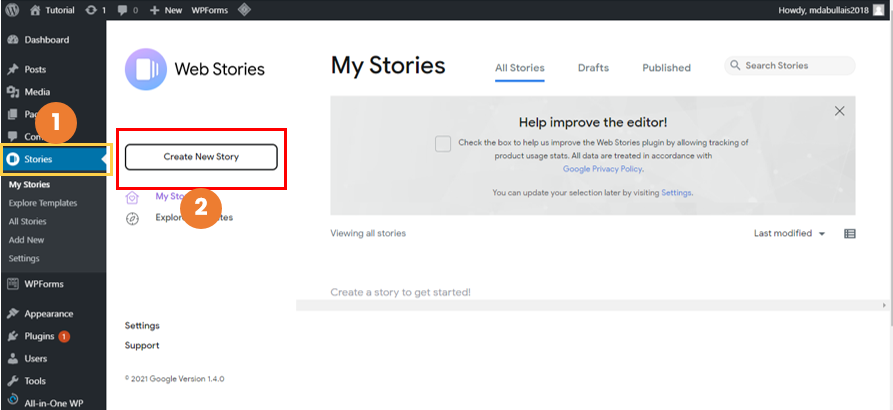 Webstory 3 How to create web stories