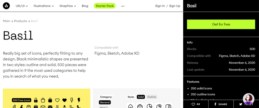 Free Icons resources