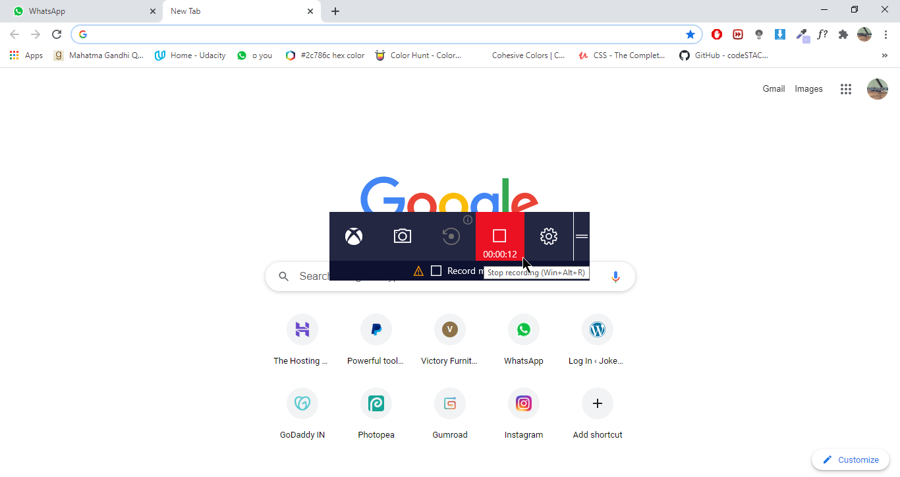 windows screen recorder